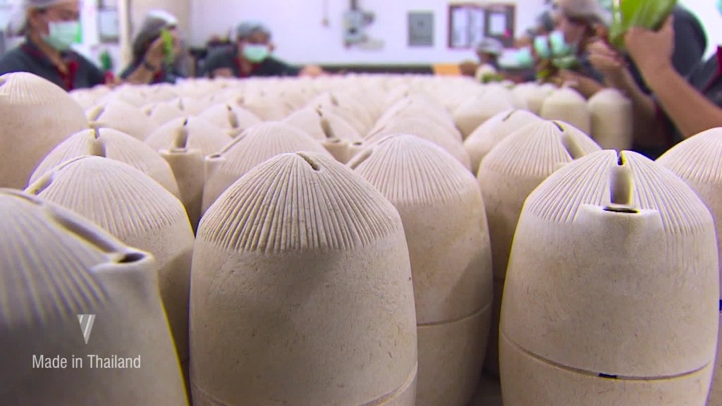 Bu Taylandlı şirket, atıkları azaltmak için bambu gıda ambalajları yapıyor