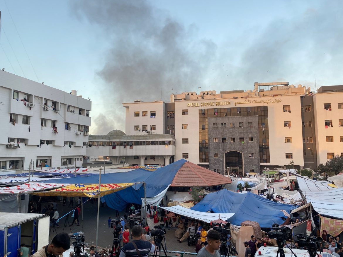 İsrail-Hamas savaşı, Gazze Şeridi’ndeki El-Şifa hastanesi